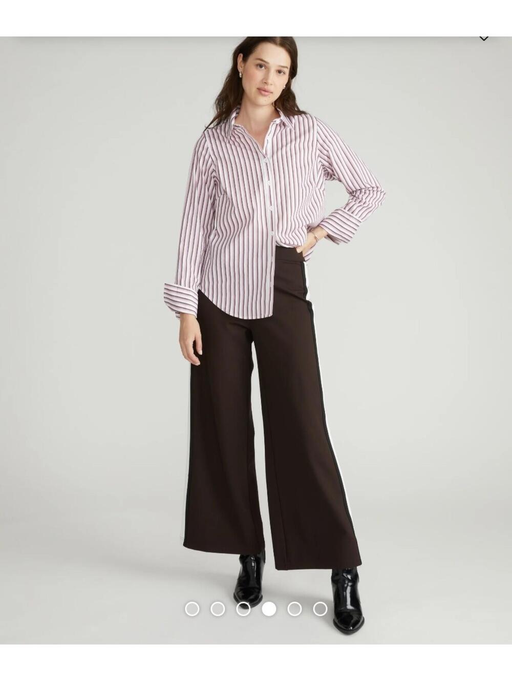 Universal standard  Henning x US Madison Shirt
Lilac Multi Stripe sz 18-20 new